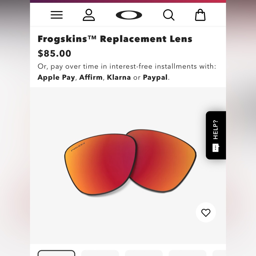 NEW Oakley Prizm Ruby Replacement Lens